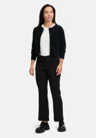 Cartoon Strick-Cardigan mit Rundhalsausschnitt