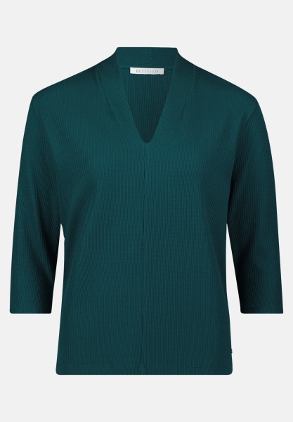 BETTY & CO Casual-Shirt mit V-Ausschnitt