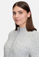BETTY & CO Strick-Cardigan mit Reißverschluss