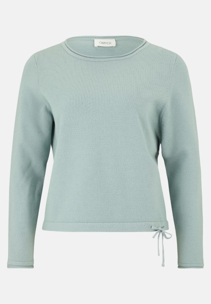 Cartoon Strickpullover mit Rundhalsausschnitt