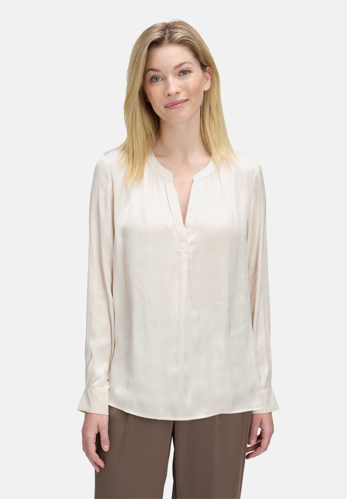 Betty Barclay Satin-Bluse langarm