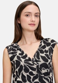 Cartoon Casual-Kleid ohne Arm