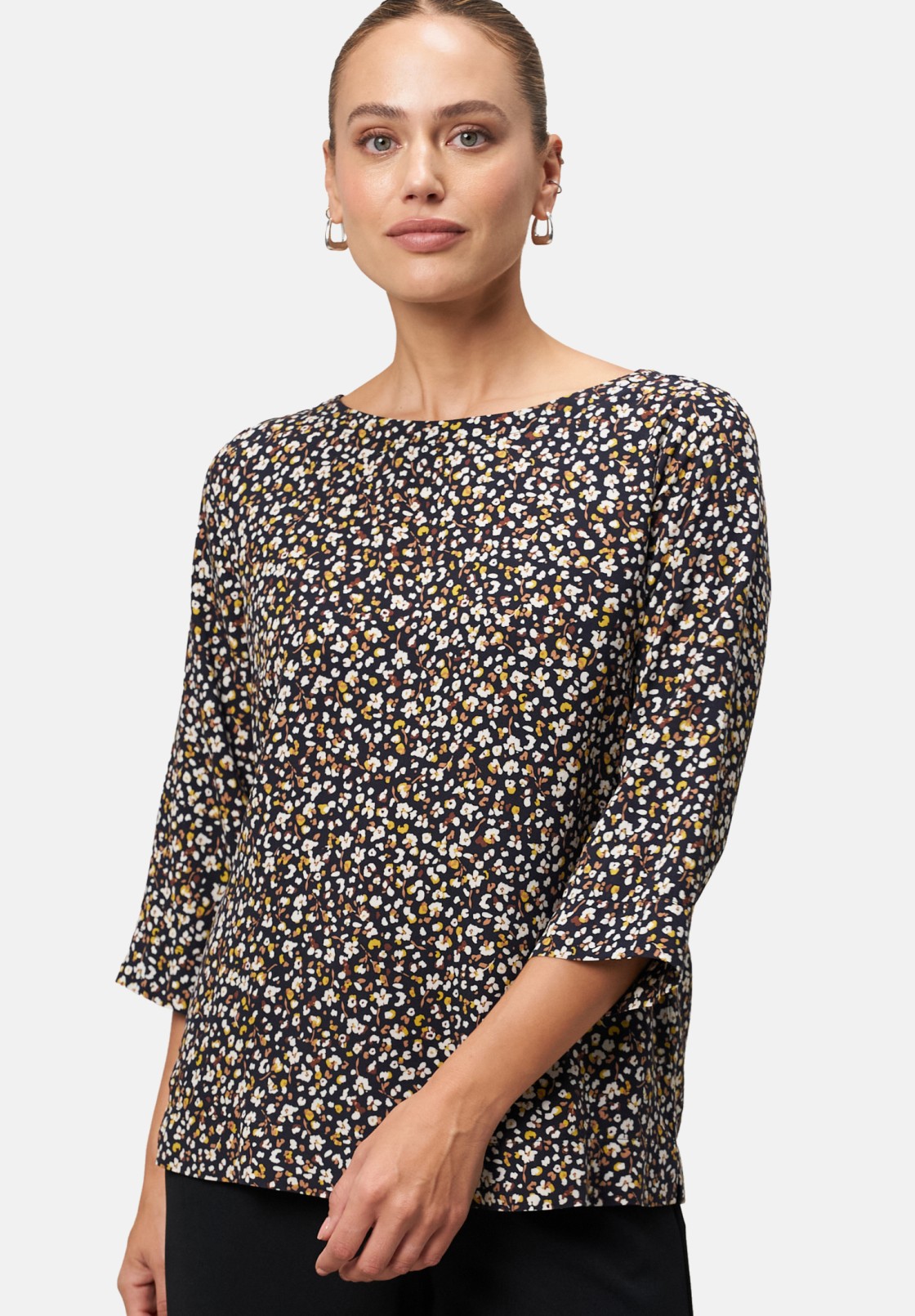 zero Bluse geblümt mit 3/4 Arm | Betty Barclay