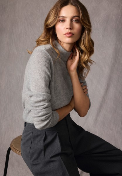 Betty Barclay Kaschmir-Pullover mit Stehkragen