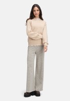 Cartoon Strickpullover mit Rundhalsausschnitt