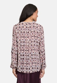Cartoon Blusenshirt mit Muster