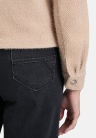 Cartoon Casual-Jacke mit aufgesetzten Taschen