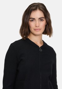 BETTY & CO Strick-Cardigan mit Reißverschluss