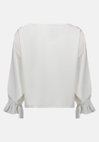 Betty Barclay Satin-Bluse mit U-Boot-Ausschnitt