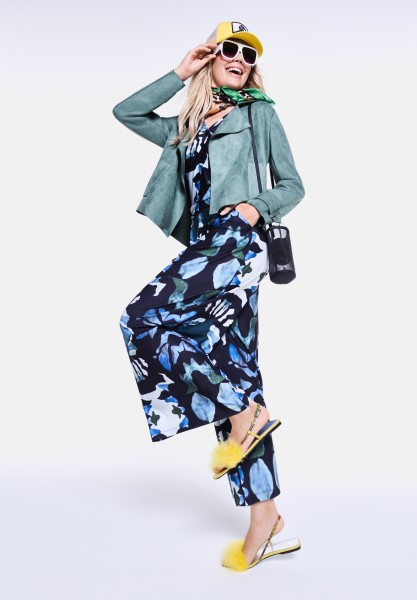 Cartoon Casual-Jacke mit Taschen