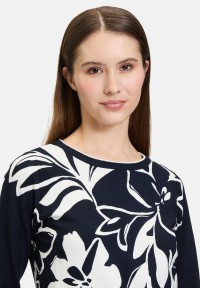 Betty Barclay Feinstrickpullover mit Blumenprint