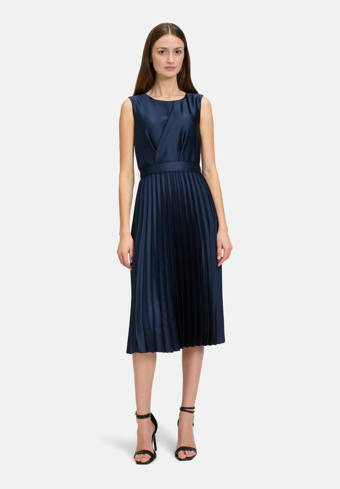 BETTY & CO Chiffonkleid mit Plissee