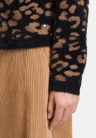 BETTY & CO Strick-Cardigan mit Jacquard