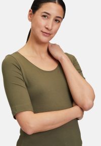 Cartoon Basic Shirt mit Rundhalsausschnitt