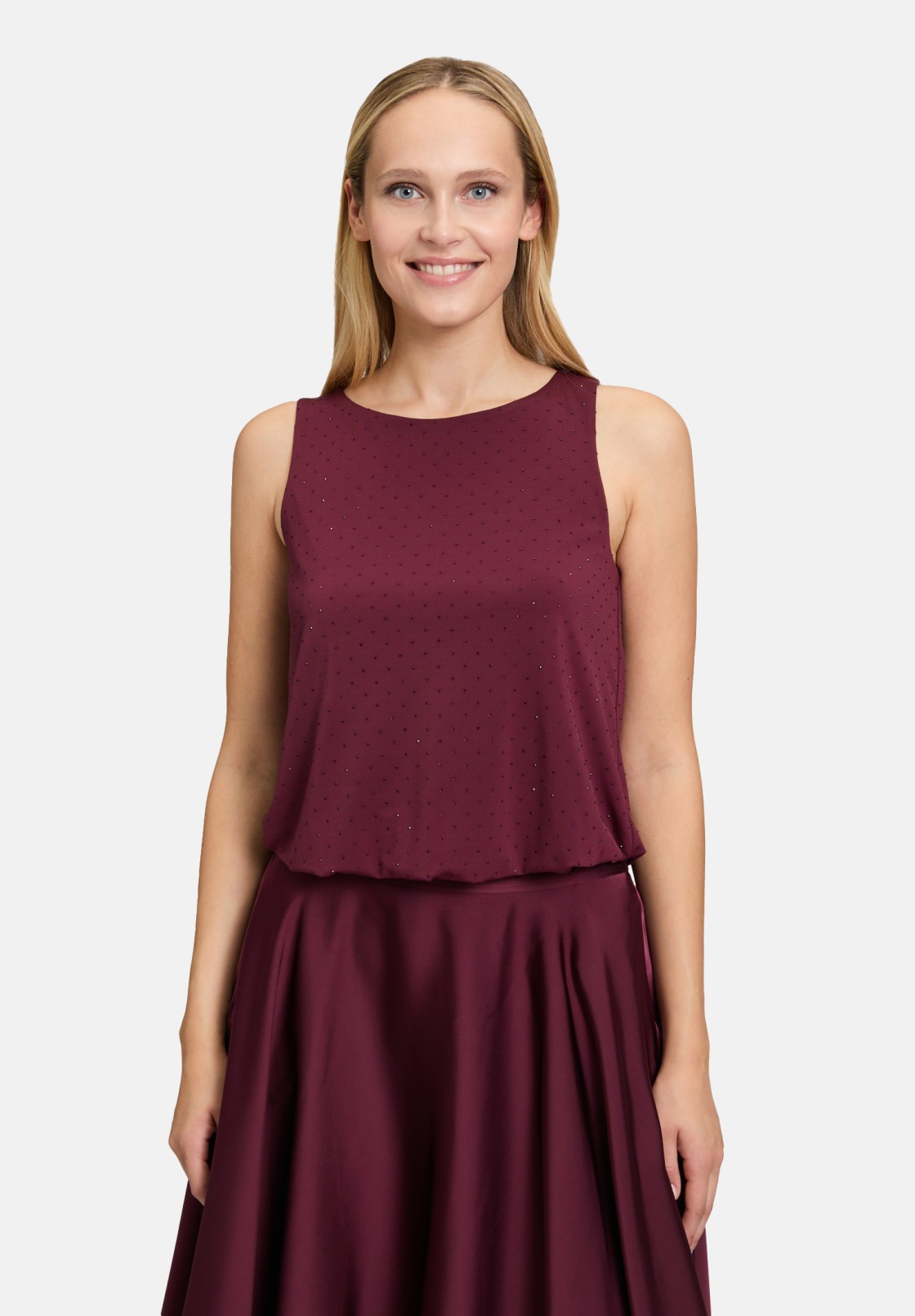 Vera Mont Blusentop im Glitzer-Look