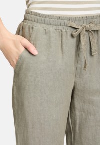 Cartoon Leinenhose unifarben
