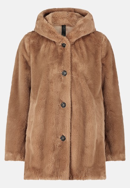 Betty Barclay Plüschjacke mit Kapuze