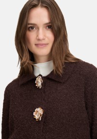 Cartoon Cardigan mit Kragen