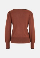 zero Feinstrickpullover mit Kontrastpaspel | Betty Barclay