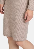 Cartoon Strickkleid mit Turtle Neck