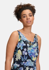 Vera Mont Cocktailkleid mit Wasserfallausschnitt