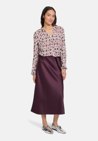 Cartoon Blusenshirt mit Muster