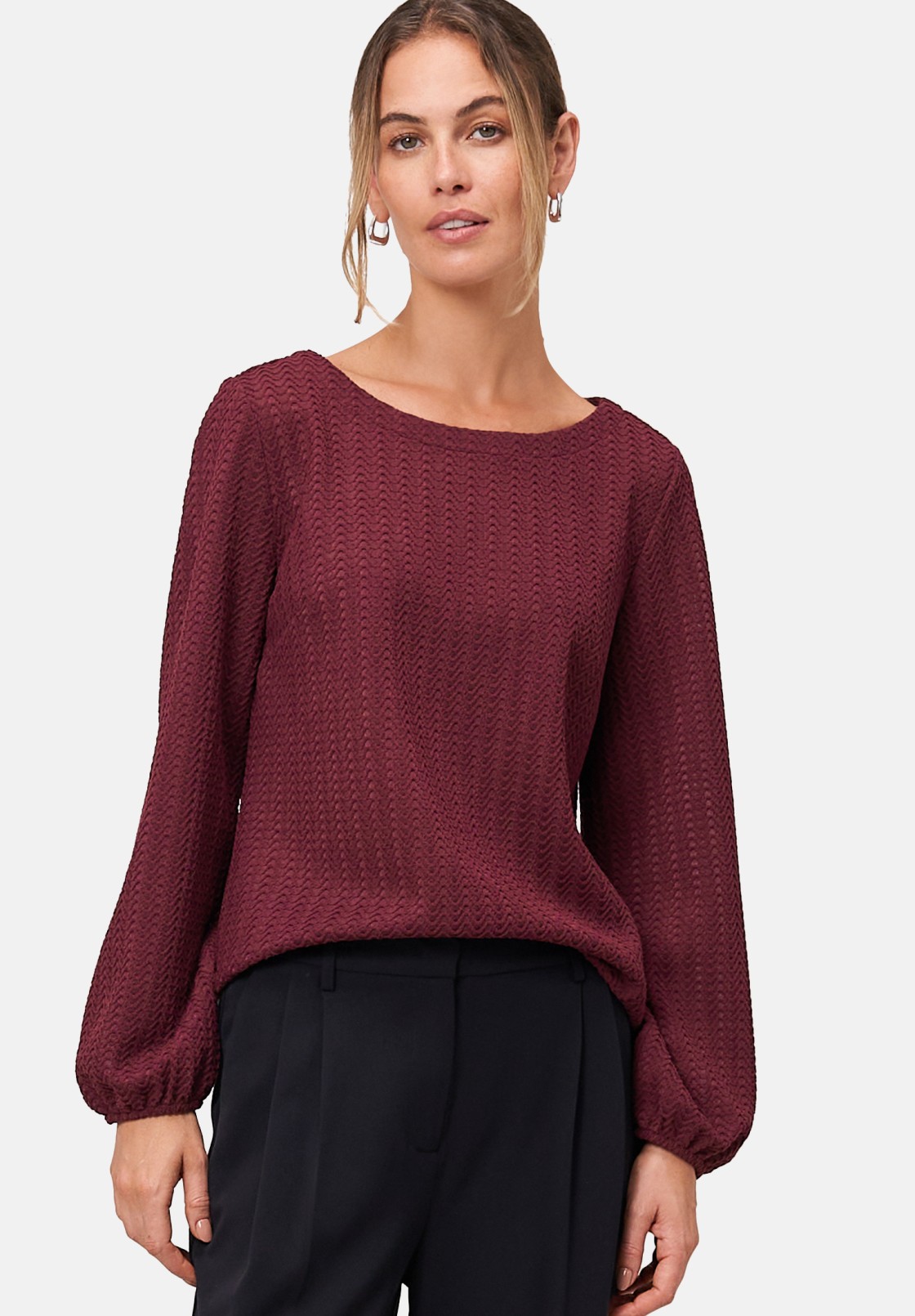zero Strukturshirt mit Rundausschnitt | Betty Barclay
