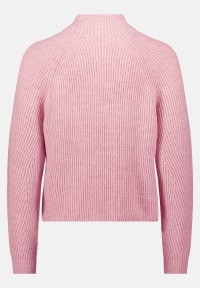 BETTY & CO Grobstrick-Pullover mit hohem Kragen