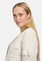 Cartoon Casual-Strickjacke mit Rundhalsausschnitt