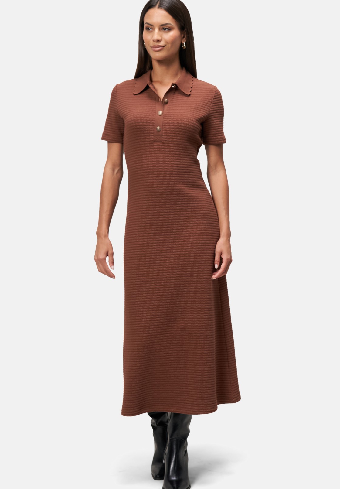 zero Strickkleid mit Polokragen | Betty Barclay