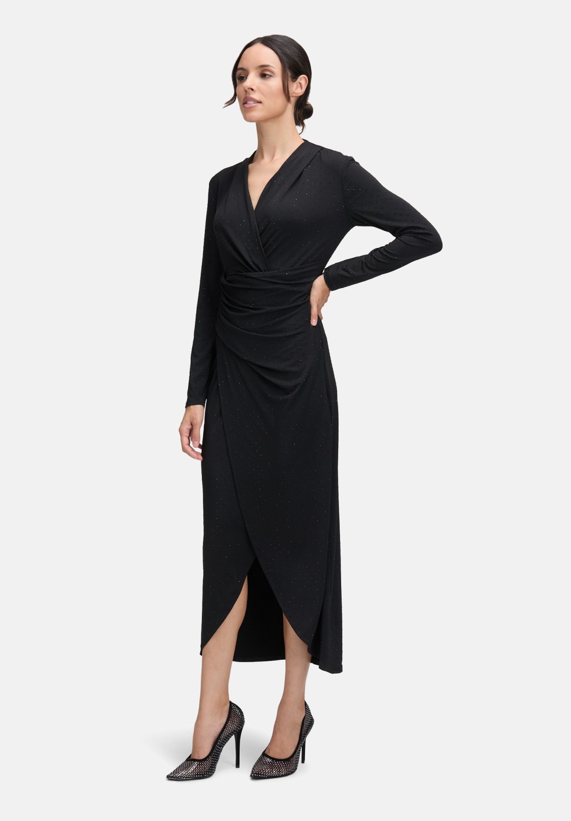Vera Mont Abendkleid mit V-Ausschnitt