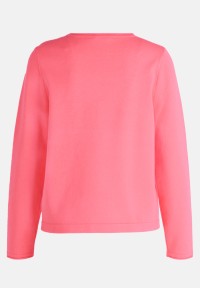 Cartoon Strickpullover mit Rundhalsausschnitt