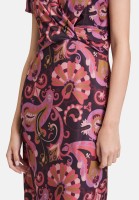 Cartoon Jerseykleid mit Raffung