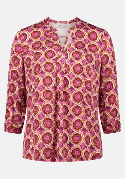 Cartoon Blusenshirt mit Muster