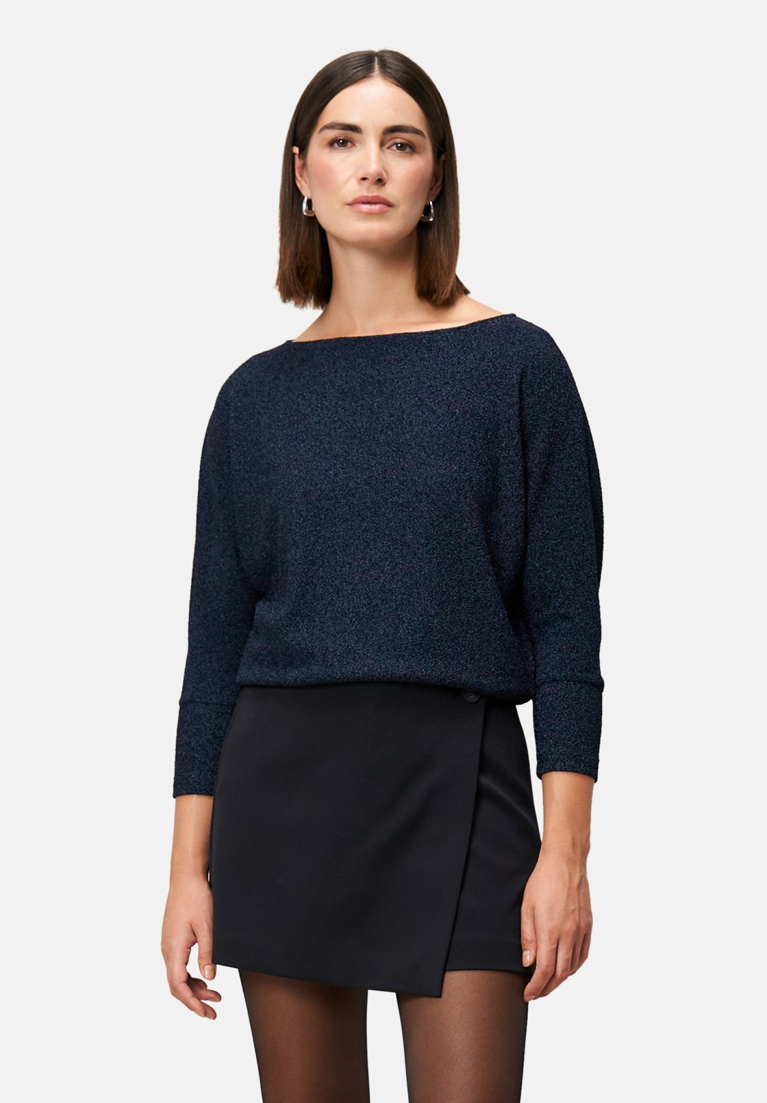 zero Glitzershirt mit U-Boot Ausschnitt | Betty Barclay
