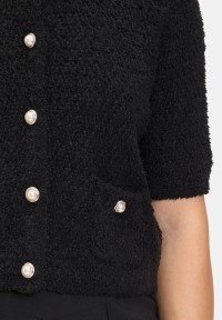 Vera Mont Strick-Cardigan mit Rundhalsausschnitt