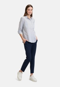BETTY & CO Langarm-Bluse mit Streifen