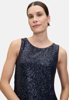 Vera Mont Pailletten-Top ohne Arm