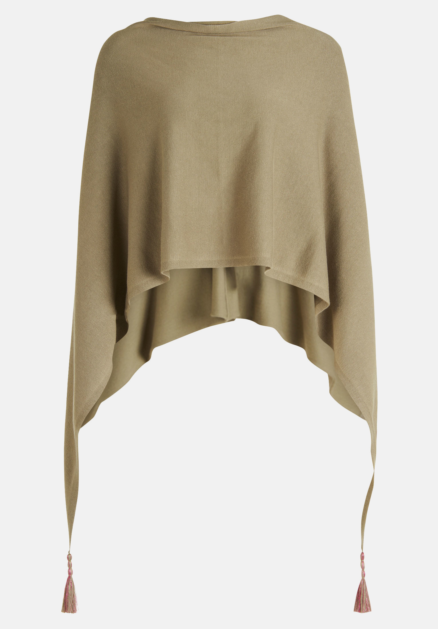 Strick-Poncho