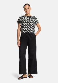Betty Barclay Printshirt mit Wasserfallausschnitt
