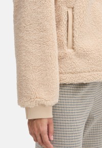 Cartoon Plüschjacke mit Eingrifftaschen