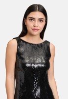 Vera Mont Abendkleid mit U-Boot-Ausschnitt