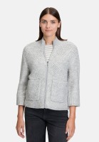 BETTY & CO Strick-Cardigan mit Reißverschluss