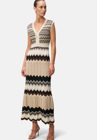 zero Strickkleid mit Zickzackmuster | Betty Barclay