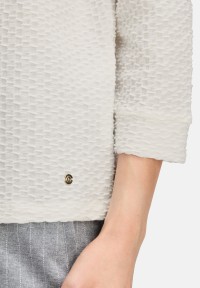 BETTY & CO Strukturshirt mit Rundhalsausschnitt