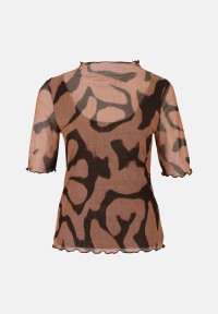 zero Mesh-Shirt mit Wellensaum | Betty Barclay