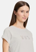 Cartoon Printshirt mit Ärmelaufschlag