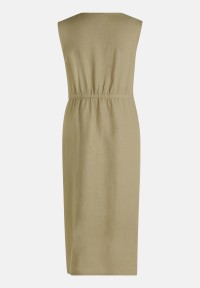 Cartoon Leinenkleid mit Cut-Outs