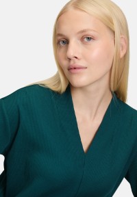 BETTY & CO Casual-Shirt mit V-Ausschnitt