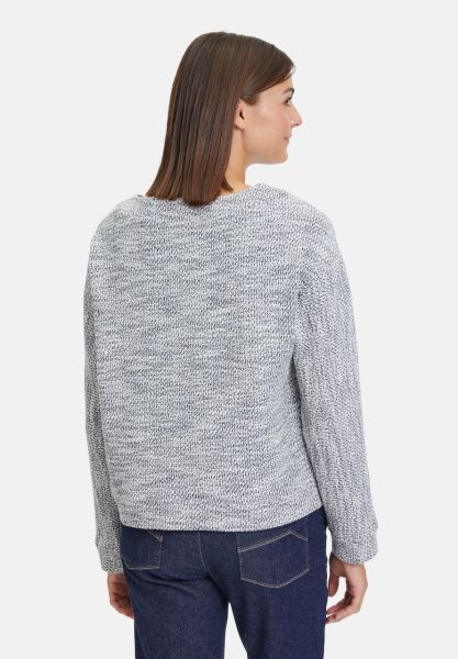 BETTY & CO Casual-Sweatshirt mit Kragen